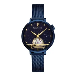 Montre Femme PIERRE LANNIER AUSTRALE Bleu Cadran Bleu Bracelet Acier milanais Bleu 148H866