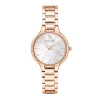 Montre Femme PIERRE LANNIER JOY BLANC Acier Doré Rose