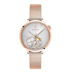 Montre Femme PIERRE LANNIER ESPERANCE Doré-rose Cadran Argenté Bracelet Acier milanais Doré-rose 147K928
