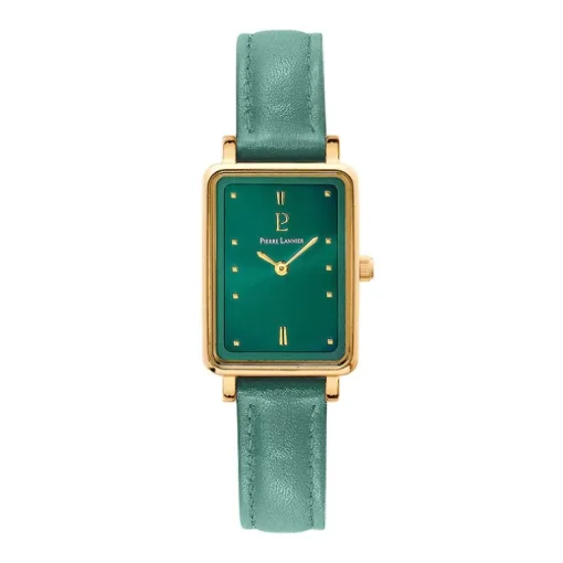 Montre Femme PIERRE LANNIER ARIANE Cuir Vert
