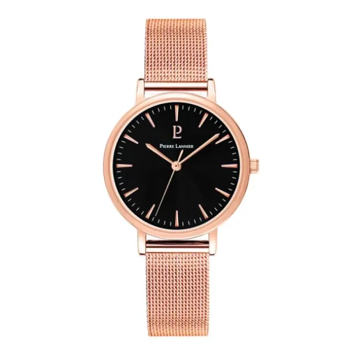 montre femme pierre lannier SYMPHONY acier doré rose