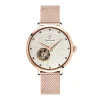 Montre femme Pierre Lannier EOLIA Automatique Acier Doré Rose