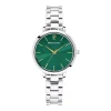 Montre Femme PIERRE LANNIER CHOUQUETTE Argenté Cadran Vert Bracelet Acier Argenté 078J691