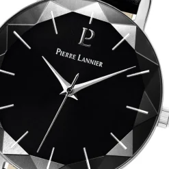 montre femme pierre lannier MULTIPLES cuir noir