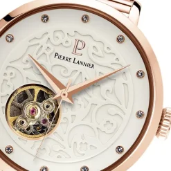 Montre femme Pierre Lannier EOLIA Automatique Acier Doré Rose