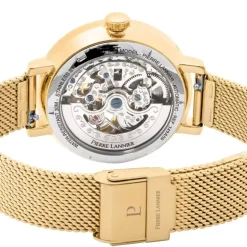 Montre Femme PIERRE LANNIER MELODIE Cadran Doré Bracelet Acier milanais Doré 349A502