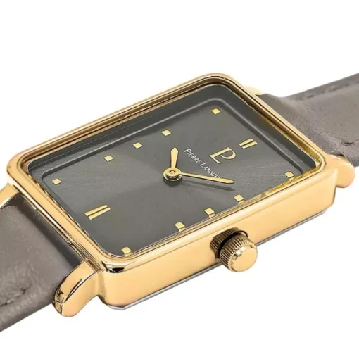 Montre Femme PIERRE LANNIER ARIANE Cadran Gris Bracelet Cuir Gris 050K530