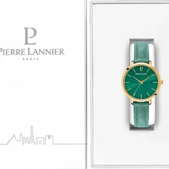 Montre Femme PIERRE LANNIER CHOUQUETTE Cuir Vert
