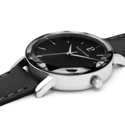 montre femme pierre lannier MULTIPLES cuir noir