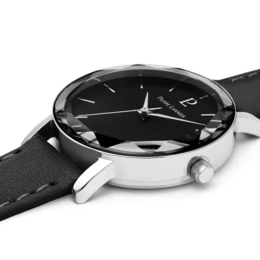 montre femme pierre lannier MULTIPLES cuir noir