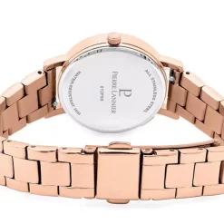 Montre Femme PIERRE LANNIER MULTIPLES Doré-rose Cadran Chocolat Bracelet Acier Doré-rose 14 MM 012P988