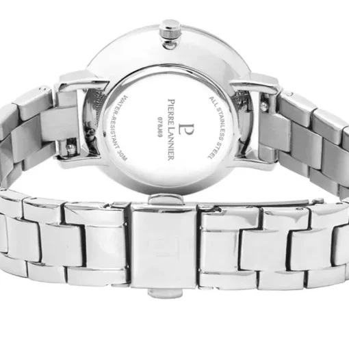 Montre Femme PIERRE LANNIER CHOUQUETTE Argenté Cadran Vert Bracelet Acier Argenté 078J691