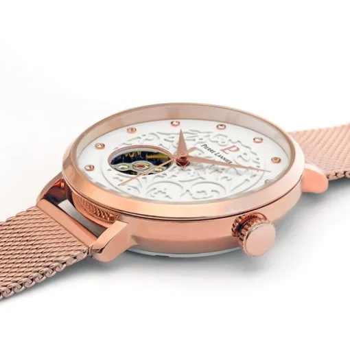 Montre femme Pierre Lannier EOLIA Automatique Acier Doré Rose