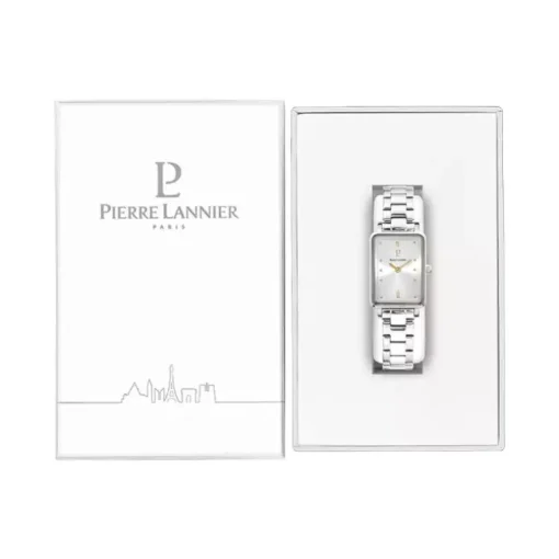 Montre Femme PIERRE LANNIER ARIANE Cadran Argenté Bracelet Acier Argenté 051J621