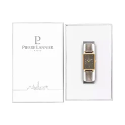 Montre Femme PIERRE LANNIER ARIANE Cadran Gris Bracelet Cuir Gris 050K530