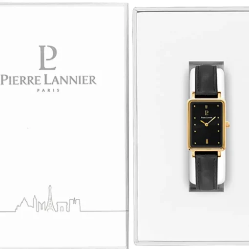 Montre Femme PIERRE LANNIER ARIANE Cuir Noir