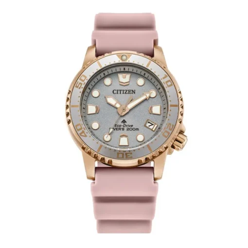 Montre Femme Quartz Solaire CITIZEN PROMASTER MARINE ECO-DRIVE Polyuréthane Rose