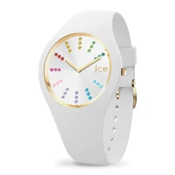 Montre Femme S ICE WATCH COSMOS RAINBOW Silicone Blanc