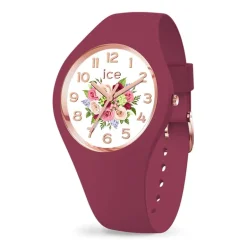 Montre Femme S ICE WATCH FLOWER ANEMONE BOUQUET Silicone Rouge