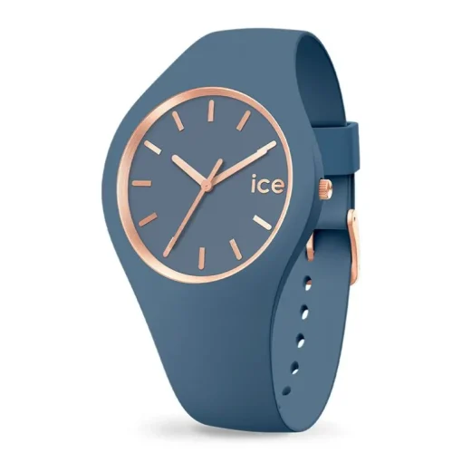 Montre Femme S ICE WATCH GLAM BRUSHED Silicone Bleu