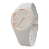 Montre Femme S ICE WATCH GLAM BRUSHED Silicone Gris