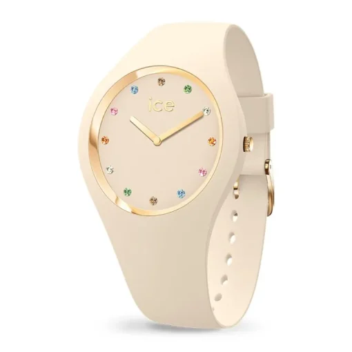 Montre Femme S ICE WATCH COSMOS ALMOND SKIN SHADES Silicone Beige