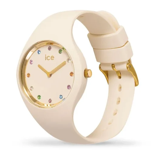 Montre Femme S ICE WATCH COSMOS ALMOND SKIN SHADES Silicone Beige