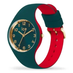 Montre Femme S ICE WATCH LOULOU VERDIGRIS Silicone Bleu et Rouge
