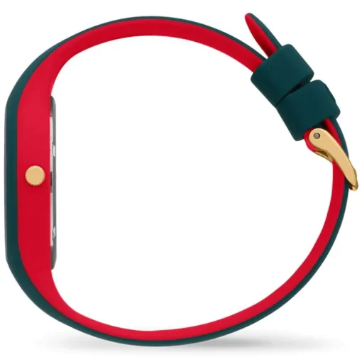 Montre Femme S ICE WATCH LOULOU VERDIGRIS Silicone Bleu et Rouge