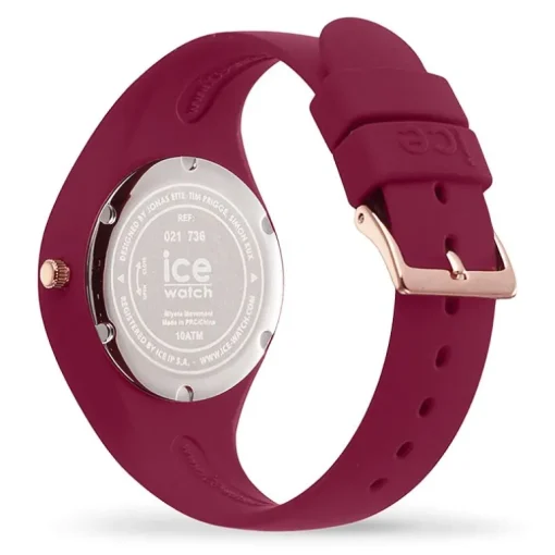 Montre Femme S ICE WATCH FLOWER ANEMONE BOUQUET Silicone Rouge