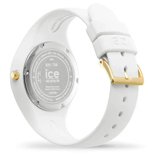 Montre Femme S ICE WATCH FLOWER DIGITAL PURPLE Silicone Blanc