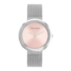 Montre Femme SCULPTURAL CALVIN KLEIN acier argenté 25200149