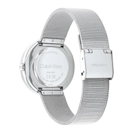 Montre Femme SCULPTURAL CALVIN KLEIN acier argenté 25200149