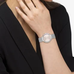 Montre Femme SCULPTURAL CALVIN KLEIN acier argenté 25200149