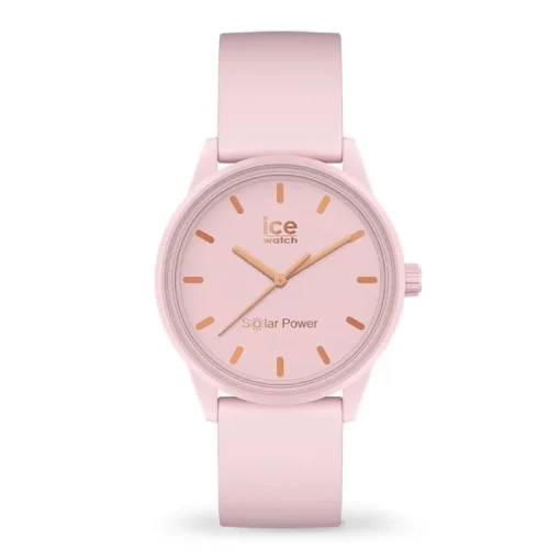 Montre Femme Solaire S ICE WATCH SOLAR POWER Silicone Rose