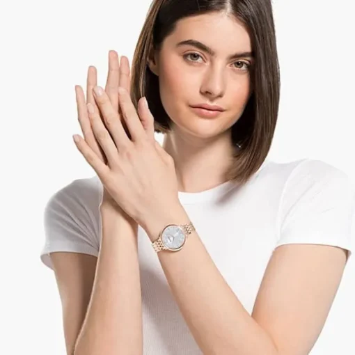 Montre Femme SWAROVSKI CRYSTALLINE CHIC Acier Doré Rose