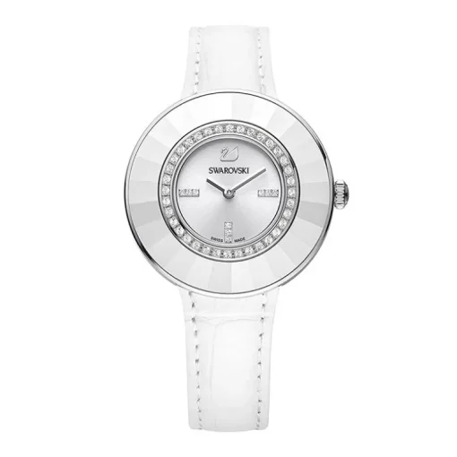 Montre Femme SWAROVSKI OCTEA DRESSY BLANC Cuir Blanc