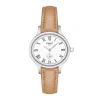 montre femme TISSOT Bella Ora Piccola cuir marron T1031101603300