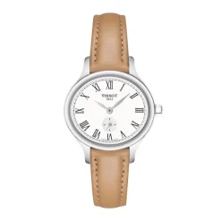 montre femme TISSOT Bella Ora Piccola cuir marron T1031101603300