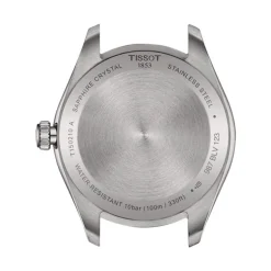Montre femme Tissot PR 100 34mm acier argenté cadran bleu clair T1502101135100