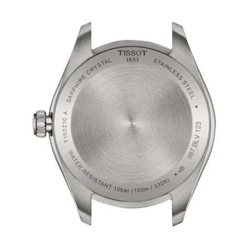 Montre femme Tissot PR 100 34mm acier argenté cadran bleu clair T1502101135100
