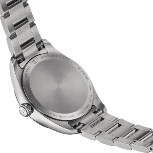 Montre femme Tissot PR 100 34mm acier argenté cadran bleu clair T1502101135100