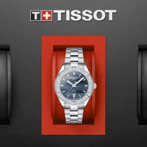 montre femme TISSOT T-Classic PR 100 SPORT CHIC acier argenté