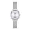 montre femme TISSOT T-Lady LOVELY SQUARE acier argenté
