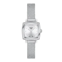 montre femme TISSOT T-Lady LOVELY SQUARE acier argenté