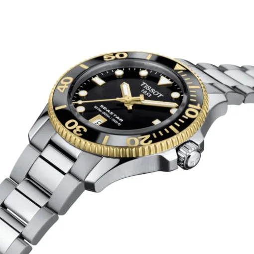 montre femme TISSOT T-Sport SEASTAR 1000 acier argenté