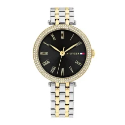 Montre Femme TOMMY HILFIGER NATALIE NOIR Acier Bicolore