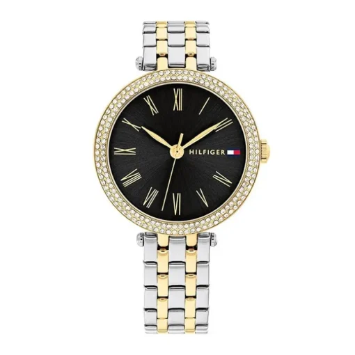 Montre Femme TOMMY HILFIGER NATALIE NOIR Acier Bicolore