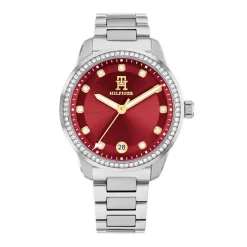 Montre Femme TOMMY HILFIGER TH85 CRYSTALS Classic Timer Acier Argenté 1782794
