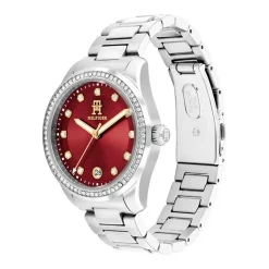 Montre Femme TOMMY HILFIGER TH85 CRYSTALS Classic Timer Acier Argenté 1782794